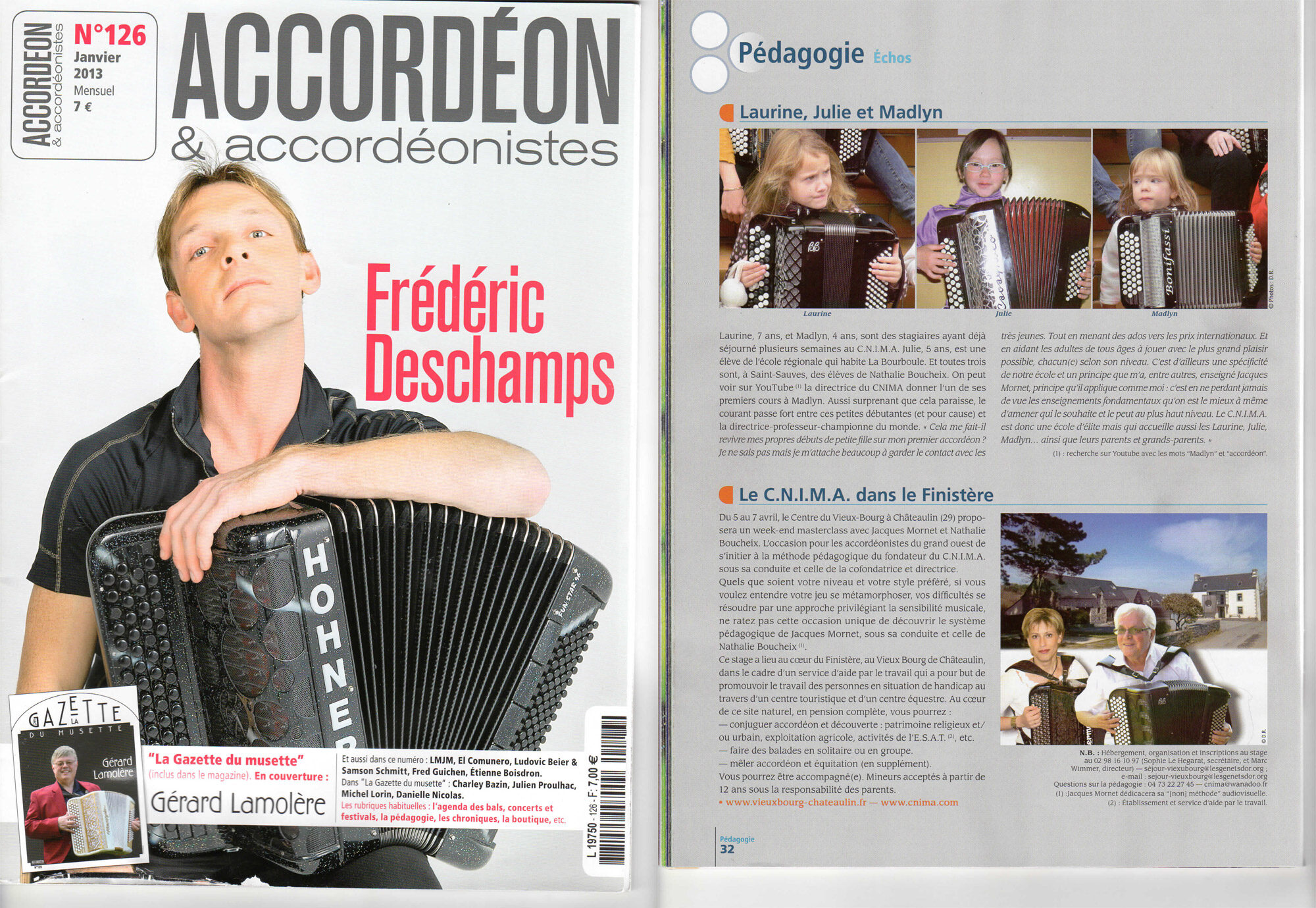 Accordéon magazine – Janvier 2013