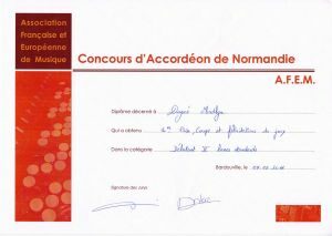 Madlyn – Concours d’accordéon de Normandie